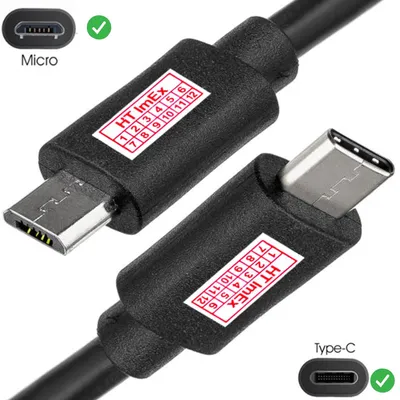 Produktbild von Kabel USB Typ-C to Micro USB B Adapter Konverter Converter 1m für Handy Tablet