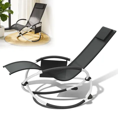 Produktbild von JOIEYOU Premium Planet Chair Relaxstuhl, klappbar, 150 kg belastbar, ergonomisch, wetterfest, inkl. Kopfpolster & Aufbewahrungstasche