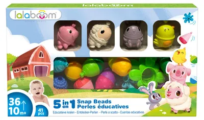 Obrázok produktu pre Lalaboom Farm 4 zvieratá (41 ks)