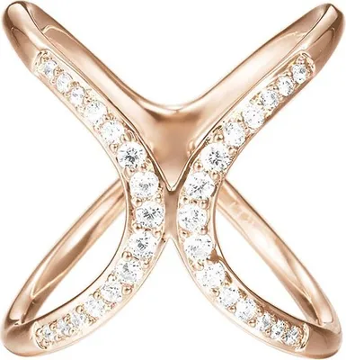 Produktbild von Esprit Damen Ring Edelstahl Rosé JW52886 Zirkonia ESRG02782C1 , Ringgröße:60 (19.1 mm Ø)
