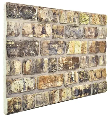 Zdjęcie produktu dla vidaXL Panele ścienne, 10 szt., wielokolorowe, 100 x 50 cm, pianka EPS