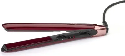 Image de BaByliss Inspired Fer à lisser, chaud, bouton rotatif, rouge, 3 m, 45 W