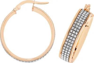 Image de Boucles d'Oreilles Créoles Femme Or 375/1000 - 20mm; TRS159199KYMM20