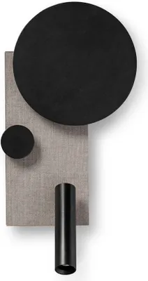 Immagine prodotto di Faro Barcelona - Lampada da parete Klee con braccio lettura a sinistra Led 10W - Led Integrato, Dimmer, Doppia Accensione - Grigio scuro
