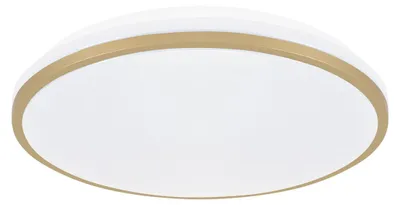 Obrázek produktu pro Zlaté LED stropní svítidlo, 24W, 4000K (neutrální bílá), 2460 lm, LINUS, Ideus, 04348