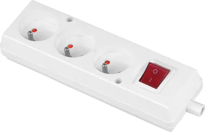 Obrázok produktu pre Prenosná trojzásuvka 3x 250V TYP E biela s vypínačom