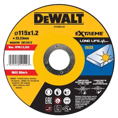 Productafbeelding van DeWalt DT43903-QZ EXTREME schijfzaagblad, 115 mm