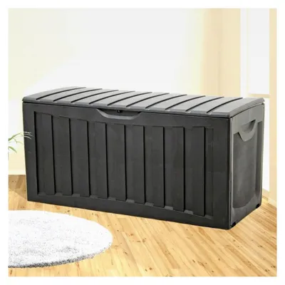 Produktbild von Aufbewahrungsbox schwarz 118 x 53 x 57 cm
