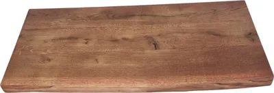 Produktbild von Waschtisch Platte 70 cm Holzplatte massiv Holz Aufsatzbecken Naturkante Teak Waschbeckenplatte Neu