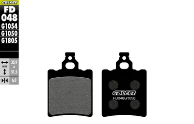Obrázok produktu pre Galfer Klocki Hamulcowe Kh060 Kh337 Półmetaliczne (Scooter)