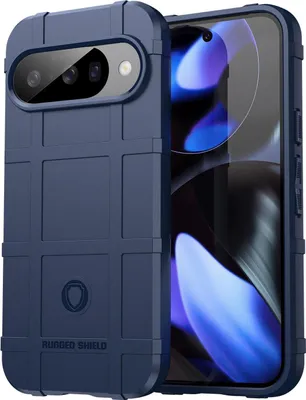 Produktbild von Mobigear Rugged Shield  Google Pixel 10 Hülle Flexibles TPU Backcover Stoßfest - Blau