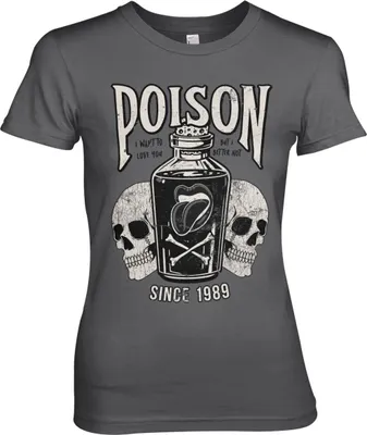 Produktbild von Poison Girly Tee - Small - DarkGrey
