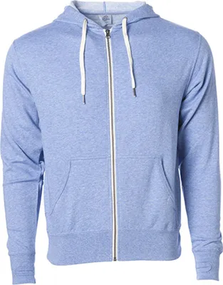 Produktbild von Independent PRM90HTZ | Damen Midweight French Terry Zip Hood - Farbe: Sky Heather - Größe: M