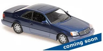 Produktbild von Minichamps 1:43 MERCEDES-BENZ 600SEC COUPE - 1992 - BLUE METALLIC 940032600