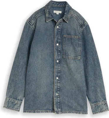 Produktbild von Regular Fit Jeanshemd mit Baumwolle