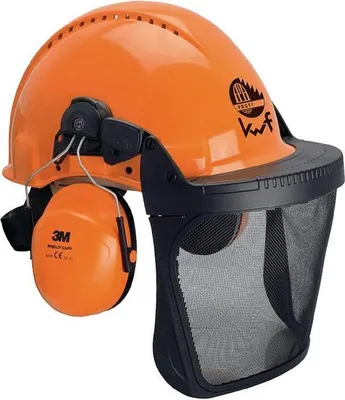 Produktbild von 3M Forsthelm G3000M orange KWF Profi Waldarbeiterhelm