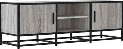 Obrázek produktu pro TV skříňka šedá sonoma 120 x 35 x 41 cm kompozitní dřevo a kov