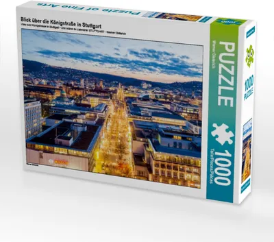 Produktbild von Calvendo Blick über die Königstraße in Stuttgart 1000 Teile Puzzle quer 640x480mm, Dieterich Werner; 7390168