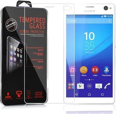 Produktbild von Cadorabo Panzer Folie für Sony Xperia C4 Schutzfolie in Transparent Gehärtetes Tempered Display-Schutzglas