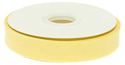 20m Schrägband unifarben 20mm pastellgelb