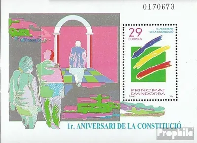 Produktbild von Briefmarken Andorra - Spanische Post 1994 Mi Block3 (kompl.Ausg.) postfrisch Referendum