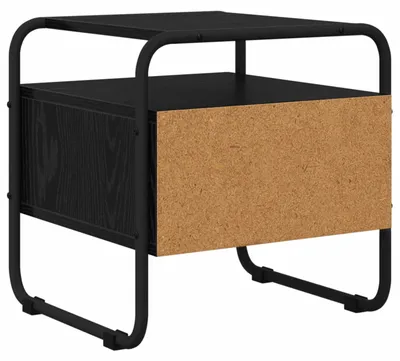 Image de Table de chevet Chêne noir 40 x 39.5 x 40 cm Bois d'ingénierie