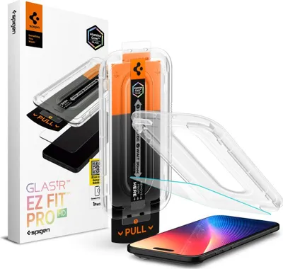 Zdjęcie produktu dla Szkło hartowane Spigen Glas.TR EZ FIT PRO do iPhone Air