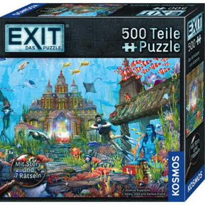 Produktbild von EXIT - Das Puzzle: Der Schlüssel von Atlantis (500 Teile)