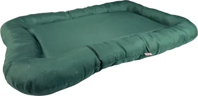 Obrázek produktu pro Voděodolné psí lůžko, rozměry 100 x 70 cm – odolné, snadno udržovatelné, z materiálu Cordura, podložka pro malé, střední i velké psy, pro vnitřní i venkovní použití – barva – láhevově zelená