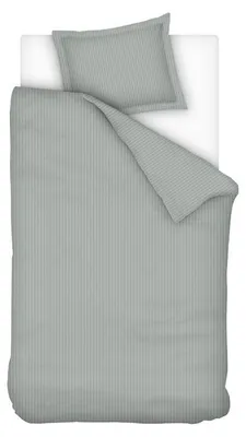 Image de Housse de couette - Coton satiné - Vert - 140x220 cm