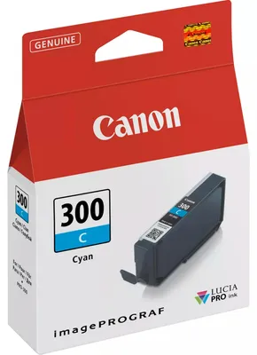 Immagine prodotto di Canon PFI-300 C - Ciano - Originale - Contenitore d'inchiostro - per imagePROGRAF PRO-300