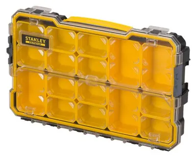 STANLEY FATMAX PRO Organizer 2/3 mit transparenter PC-Abdeckung 44x28x7,5 cm