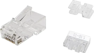Imagen del producto de Conector UTP Cat6A RJ45, 100 unidades