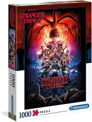 Produktbild von Clementoni 39543 - Netflix Stranger Things - 1000 Teile Puzzle