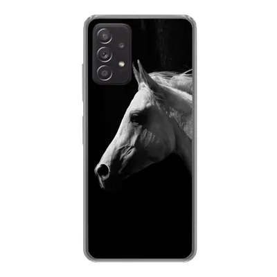 Produktbild von MuchoWow® Handyhülle Schutzhülle Hülle für Samsung galaxy a73 Pferde - Tiere - Porträt Silikon Softcase Handy Hülle
