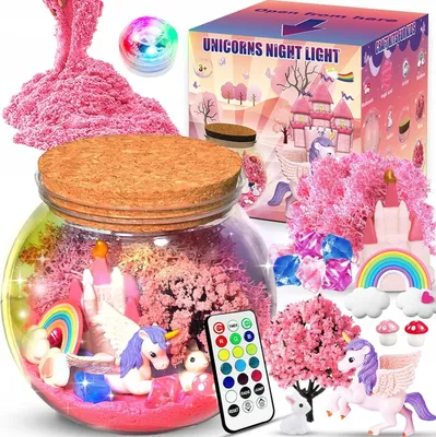Produktbild von DIY Einhorn Bastelset LED Nachtlicht für Kinder