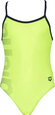 Produktbild von Arena Mädchen Badeanzug Logo Grün-Navy