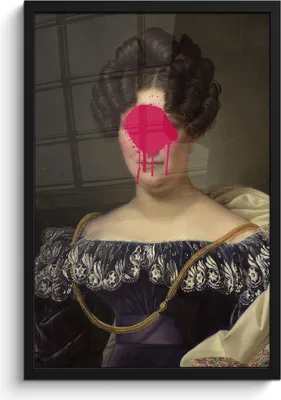Produktbild von MuchoWow® MuchoWow® Gerahmtes Poster Johanna Henriette Engelen - Dubois Drahonet - Rosa 40x60 cm - Poster mit zchwarzem Bilderrahmen - Papierdruck - Wandbilder