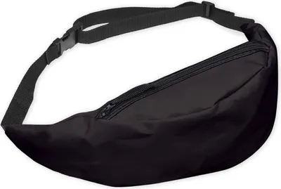 Produktbild von Modische Gürteltasche Sporttasche Bauchtasche mit Reissverschluss Hüfttasche Schwarz
