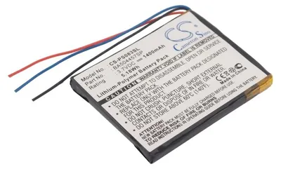 Produktbild von TECHTEK Akku Kompatibel mit [Philips] GoGear Muse, SA2MUS16S/02, SA3MUS08S/37 Ersetzt BA504457SP