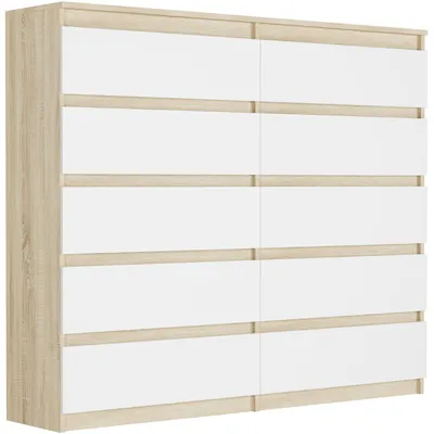 Produktbild von Kommode - Eiche Sonoma Mix - 140 x 40 x 120 cm - Modern R-140-S10