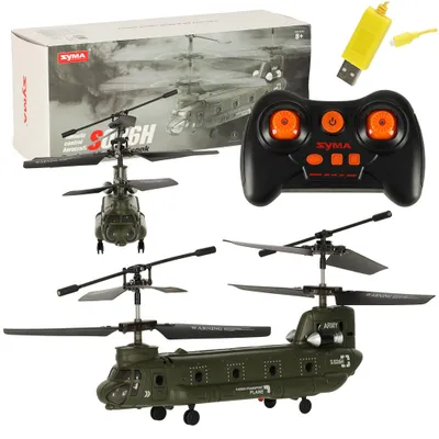 Produktbild von Ferngesteuerter Militär-Hubschrauber Syma S026H-1, 2,4 GHz, mit WLAN