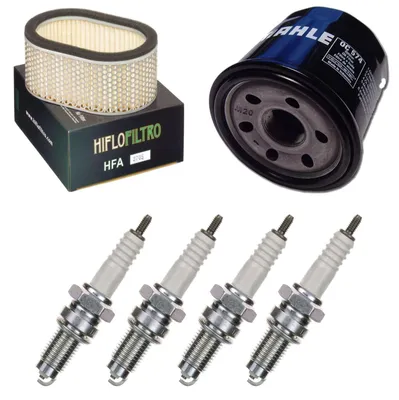 Image de Kit d'entretien pour Suzuki GSX-R 750 1996-1999 : filtre à air, filtre à huile, bougies d'allumage de la marque pamoto - Neuf