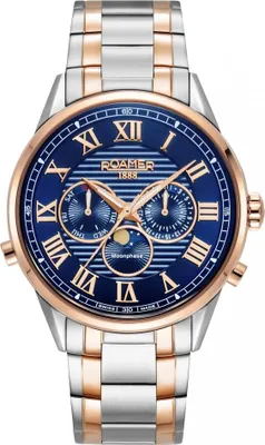 Produktbild von Herrenuhr ROAMER 513821 49 45 50 klassisch in Marineblau
