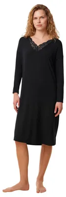 Productafbeelding van Triumph Timeless Sensuality, Nachtjurk, Volwassen, Dames, Zwart, Elasthan, Modal, 94% Modal, 6% Elastaan
