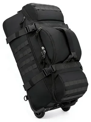 Image de Sac de voyage pliable avec roulettes et d'une capacité de 80 litres