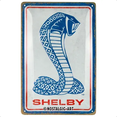 Image de Nostalgic-Art - Plaque métallique 20 x 30 cm - Shelby – Cobra Snake