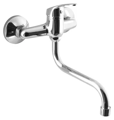 Produktbild von Aqualine 35 Wandarmatur, S-Auslauf, Chrom