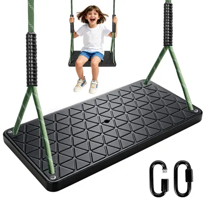 Image de Fauteuil berçant gris, résistant aux intempéries, pour jardin
