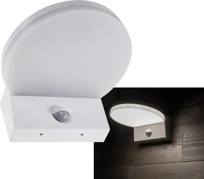 Zdjęcie produktu dla Lampa ścienna LED "TORTUGUERO" IP65, 15W, 1569lm, czujnik ruchu